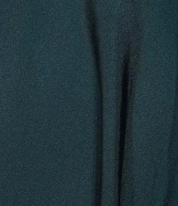 Elegant Plus Size A-Line Cowl Neck Short Emerald Satin Homecoming Dress