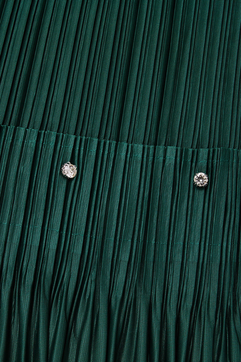 Emerald Plus Size A-Line Round Neck Flare Sleeve Solid Back Maxi Prom Dress