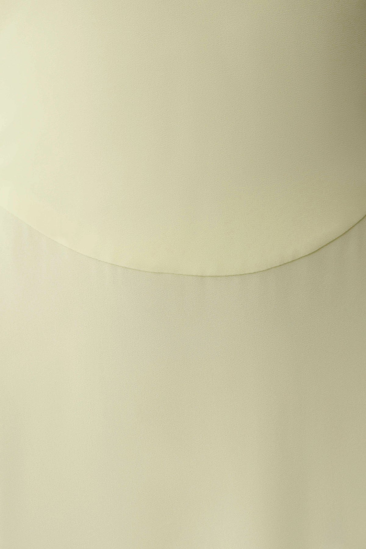 Pale Yellow Chiffon Off‑the‑Shoulder V‑Neck Maxi Plus Size Wedding Guest Dress