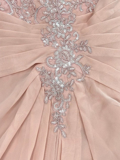 Ruched A-Line Bateau-Neck Cape-Sleeve Keyhole-Back Floor-Length plus size Mother Of Bride Dress