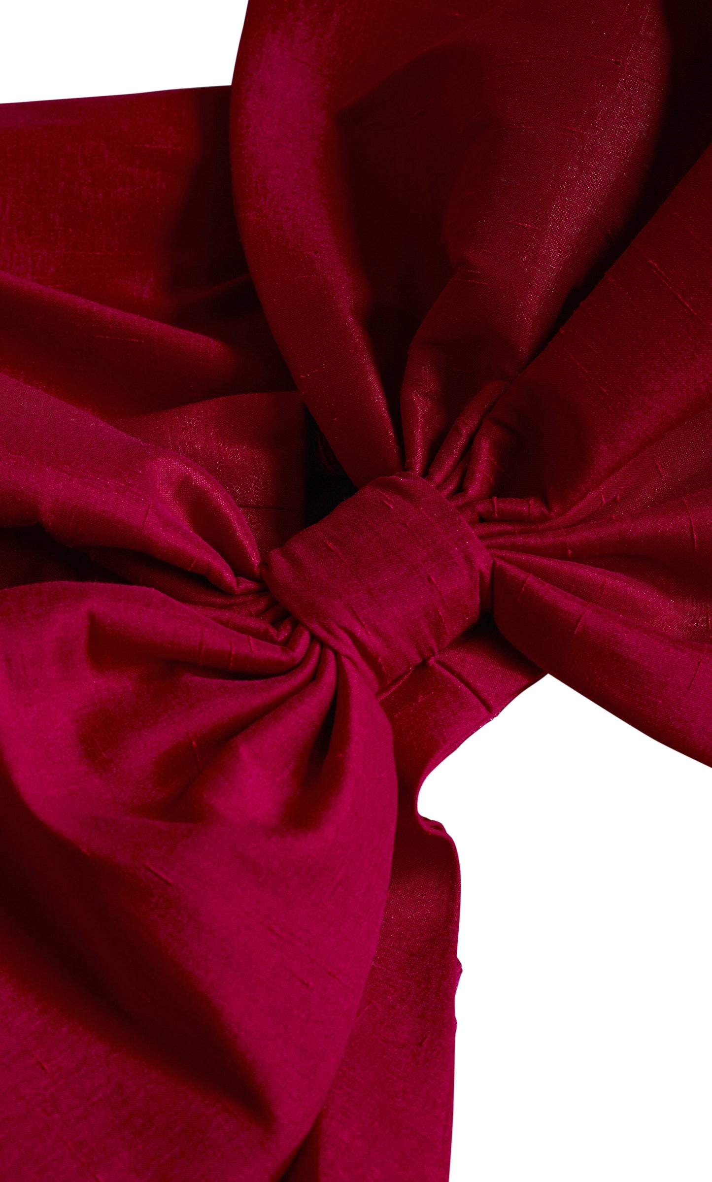 Burgundy One‑Shoulder Bow High‑Low A‑Line Plus Size Wedding Guest Dress