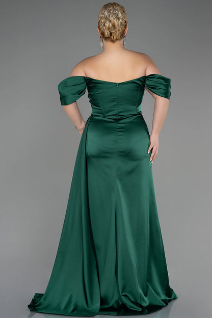Elegant Sheath Sweetheart Off Shoulder Short Sleeve Zipper Back Long Prom Dress
