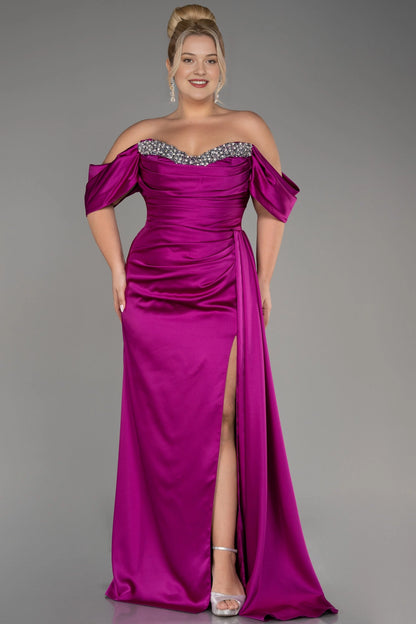 Elegant Sheath Sweetheart Off Shoulder Short Sleeve Zipper Back Long Prom Dress