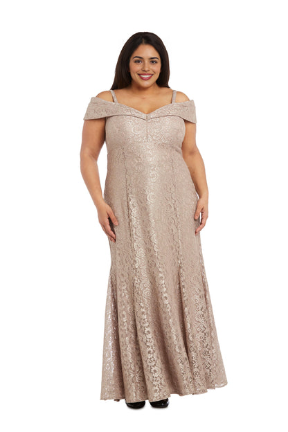 Roselledress Modest Plus Size Mermaid Off Shoulder Strap Low Back Lace Maxi Prom Dress